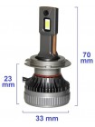 LED автолампи QLine DualVision 65W H7 6000K