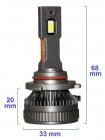 LED автолампи QLine DualVision 65W HB3 6000K