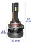 LED автолампи QLine DualVision 65W HIR2 6000K