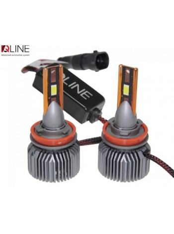 LED автолампи Qline Ultra +200% 55W H11 6000K