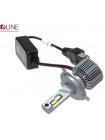 LED автолампи Qline Ultra +200% 55W H4 H/L 6000K