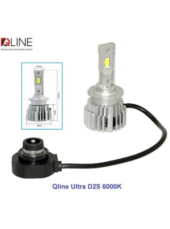 LED автолампы Qline Ultra D2S 6000K