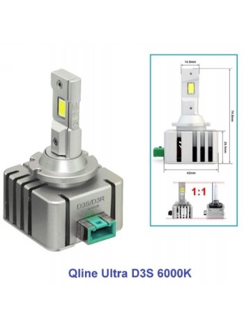 LED автолампи Qline Ultra D3S 6000K
