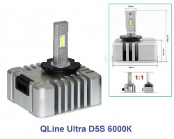 LED автолампи Qline Ultra D5S 6000K