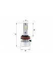 LED автолампи Sho-Me F4 H11 40W