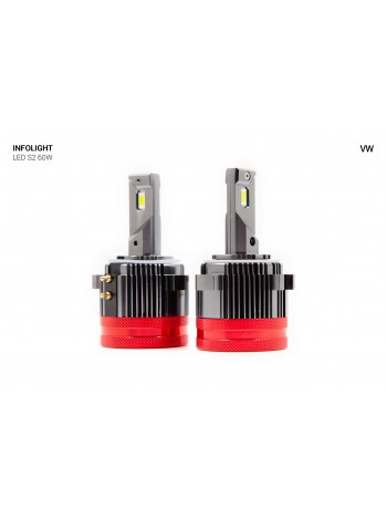 LED автолампы Infolight S2 H7 VW 60W