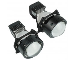 Автомобільні LED світлодіодні лінзи AMS Bi-LED Z10 LASER 3" F