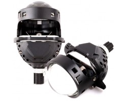Автомобильные LED светодиодные линзы AMS Original A8 5000K Matt Glass 3.0 F/R