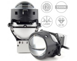 Автомобильные LED светодиодные линзы AMS ULTIMATE S3 LASER 3.0 F