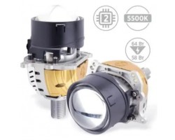 Автомобільні LED світлодіодні лінзи AMS ULTIMATE U1 2.5" F/R