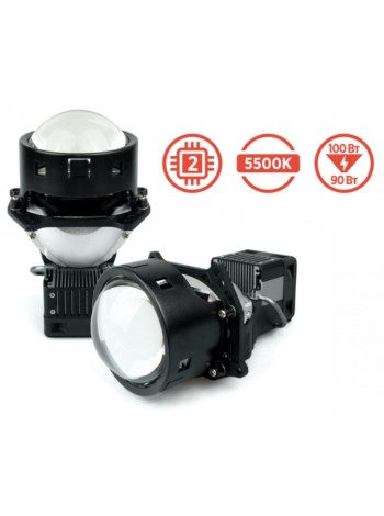Автомобільні LED світлодіодні лінзи AMS ULTIMATE U8 3.0" F