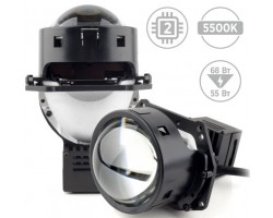 Автомобильные LED светодиодные линзы AMS ULTIMATE S1 3" F