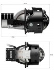 Автомобільні LED світлодіодні лінзи Kamiso (Aozoom) AAPD10-02 Bi-LED LASER 5500K GEN4 51/69W