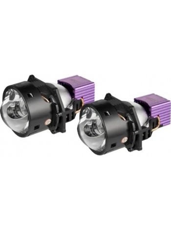 Автомобільні LED світлодіодні лінзи Kamiso (Aozoom) DLPD-07-03 Bi-LED LASER 5500K 75/50W
