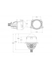 Автомобільні LED світлодіодні лінзи Cyclone LED BL 3.0" I2 MAX 55/63W