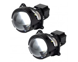Автомобильные LED светодиодные линзы DriveX BiLED Triada 3,0" 60/65W 5500K