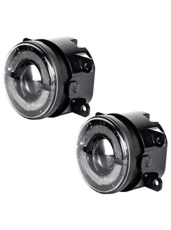Автомобільні LED світлодіодні лінзи SoKill FOG-101 DLX LowLED UN 3.5" 26W 12-80V 6000K