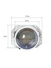 Автомобильные LED светодиодные линзы Blu Ray Bi-Led BR-30