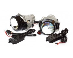 Автомобільні LED світлодіодні лінзи Blu Ray Bi-Led SOL9
