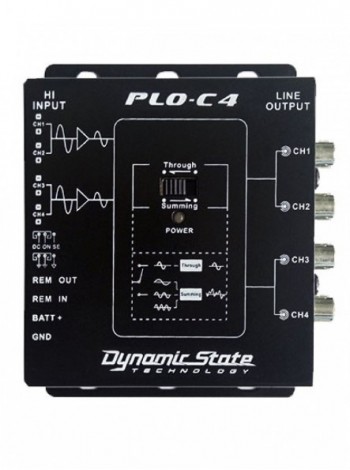 Перетворювач (конвертер) рівня сигналу Dynamic State PLO-C4 Pro Series