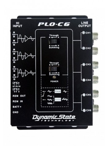 Перетворювач (конвертер) рівня сигналу Dynamic State PLO-C6 Pro Series