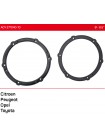 Проставки под динамики 165 мм / 6.5" ACV 271040-10 для Citroen, Peugeot, Opel, Toyota