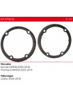 Проставки под динамики ACV 271190-22 для Mercedes