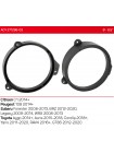 Проставки під динаміки 165 мм / 6.5" ACV 271296-03 для Citroen, Peugeot, Toyota, Subaru