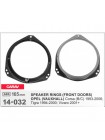 Проставки под динамики 165 мм / 6.5" CARAV 14-032 для Opel Corsa, Vivaro, Tigra