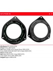 Проставки під динаміки 100-120 мм / 4"-5.25" ACV 271230-06 для Alfa Romeo, Citroen, Fiat, Ford, Opel, Peugeot