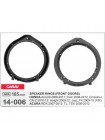 Проставки під динаміки 165 мм / 6.5" для Honda, Acura Carav 14-006