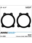 Проставки под динамики 165 мм / 6.5" AWM H-205 для BMW 3 Series (E46 Compact)