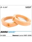 Проставки під динаміки 130 мм / 5.25" AWM H-323 Daewoo Lanos