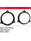 Проставки під динаміки 165 мм / 6.5" ACV 271210-04 для Dacia, Fiat, Nissan, Opel, Renault, Smart, Seat