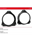 Проставки под динамики 165 мм / 6.5" ACV 271040-08 для Citroen, Peugeot