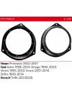 Проставки під динаміки ACV 271230-04 для Opel, Nissan, Renault