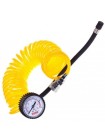 Компрессор Штурмовик АС-72 150psi/25Amp/90л/2 цилиндра/PU шланг 5,0м с дефлятором/клеммы АКБ