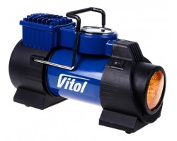 Компресор Vitol К-60 150psi/15Amp/40л/лихтар/прикурювач