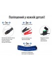 Компресор Vitol К-70 150psi/25Amp /90л/2 циліндра /шланг 1,0+5,0м/клеми