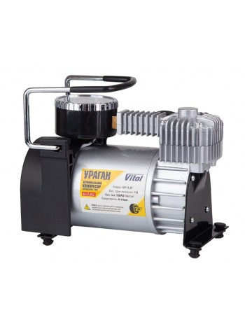 Компресор Ураган КА-У12052 150psi/15Amp/40л/прикур+перехідник/Автостоп