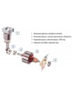 Компресор Vitol К-20 100psi/12Amp/35л/прикурювач