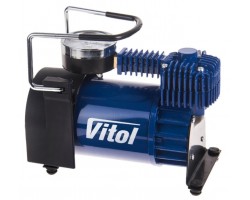 Компрессор Vitol К-55 150psi/23Amp/50л/шланг 5,0м с дефлятором/клеммы