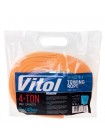 Трос буксирувальний Vitol ТР-250-4-1 4т стрічка 48мм х 5м помаранч/гак