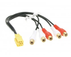 Адаптер лінійних виходів Mini ISO-RCA ACV 1441-03
