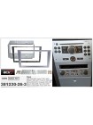 Перехідна рамка Opel Agila, Astra, Combo, Corsa, Meriva, Omega, Signum, Tigra, Vectra, Vivaro ACV 381230-26-3