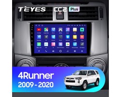 Teyes CC2 PLUS Toyota 4Runner 5 N280 2009 - 2020 9" Штатна магнітола
