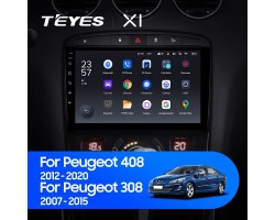 Teyes X1 2+32Gb Peugeot 408 1 T7 2012-2020 For Peugeot 308 2007-2015 9" Штатная магнитола
