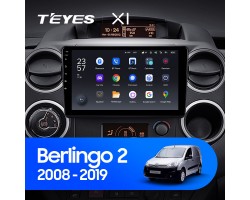Teyes X1 2+32Gb Citroen Berlingo 2 B9 2008-2019 9" Штатная магнитола