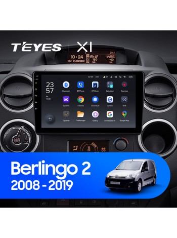 Teyes X1 2+32Gb Citroen Berlingo 2 B9 2008-2019 9" Штатна магнітола