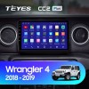 Teyes CC2 PLUS Jeep Wrangler 4 JL 2018-2019 10" Штатна магнітола